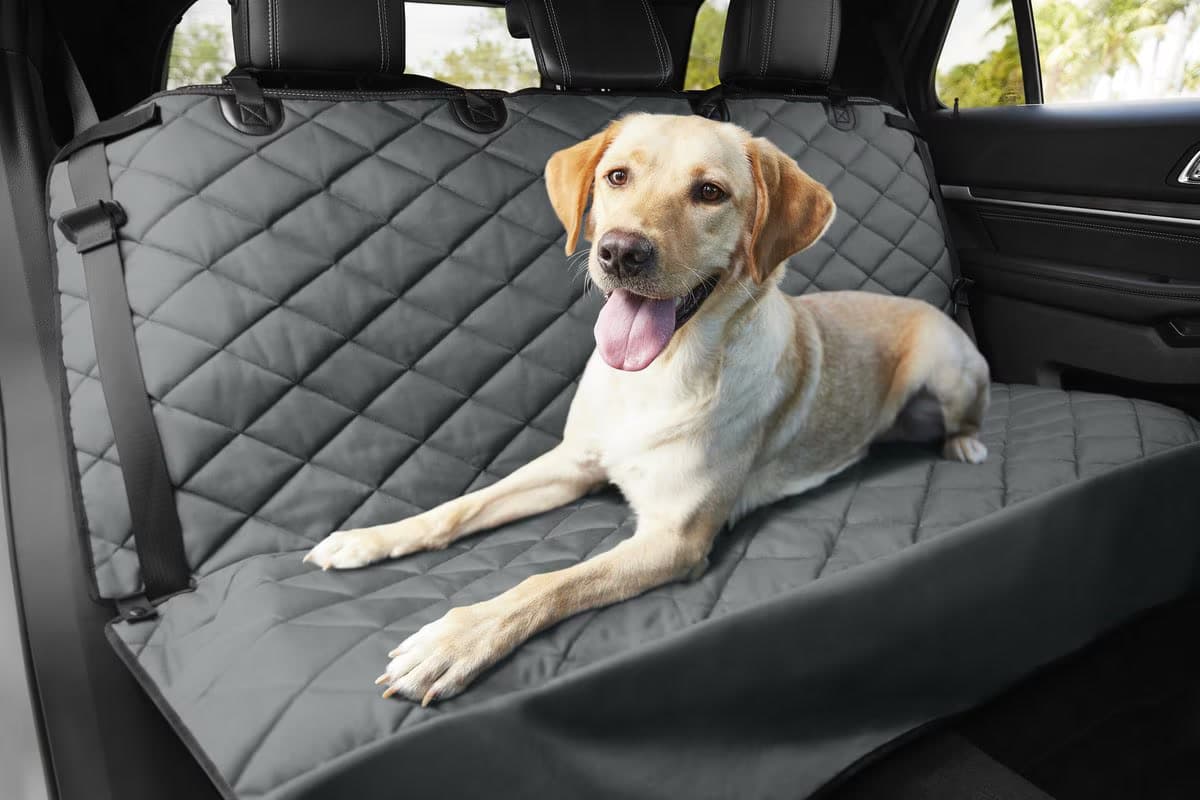 Frisco Quilted Water-Resistant Bench Car Seat Cover
