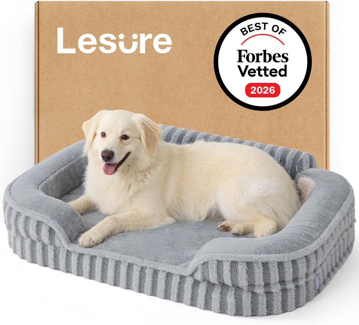 Lesure High-Back Orthopedic Dog Sofa Bed